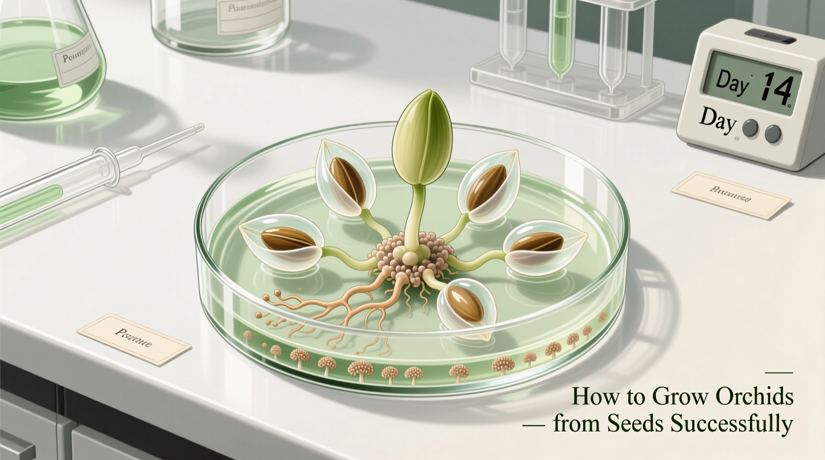 how to grow orchids from seeds