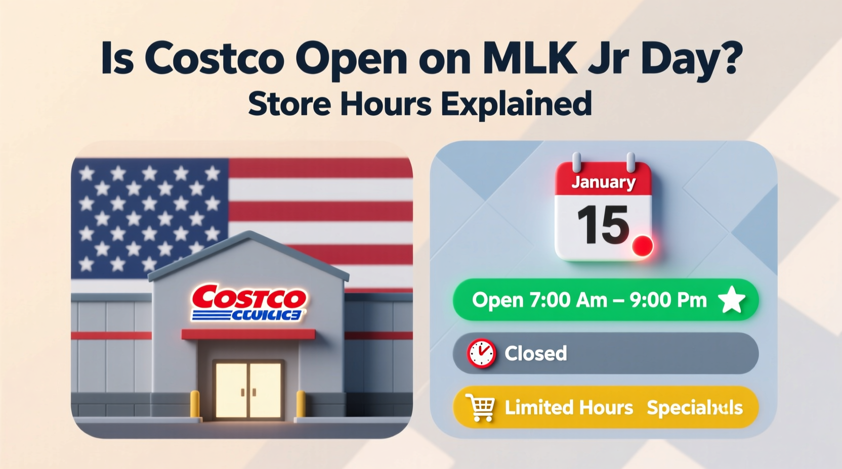 is costco open on mlk jr day
