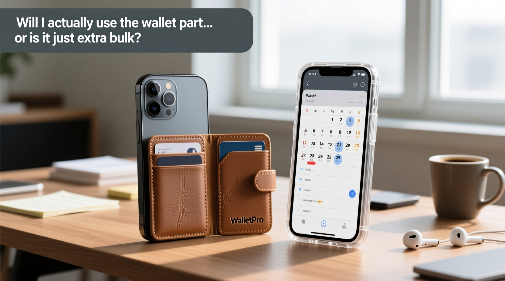 phone wallet case vs regular case will i actually use the wallet part or is it just extra bulk 3