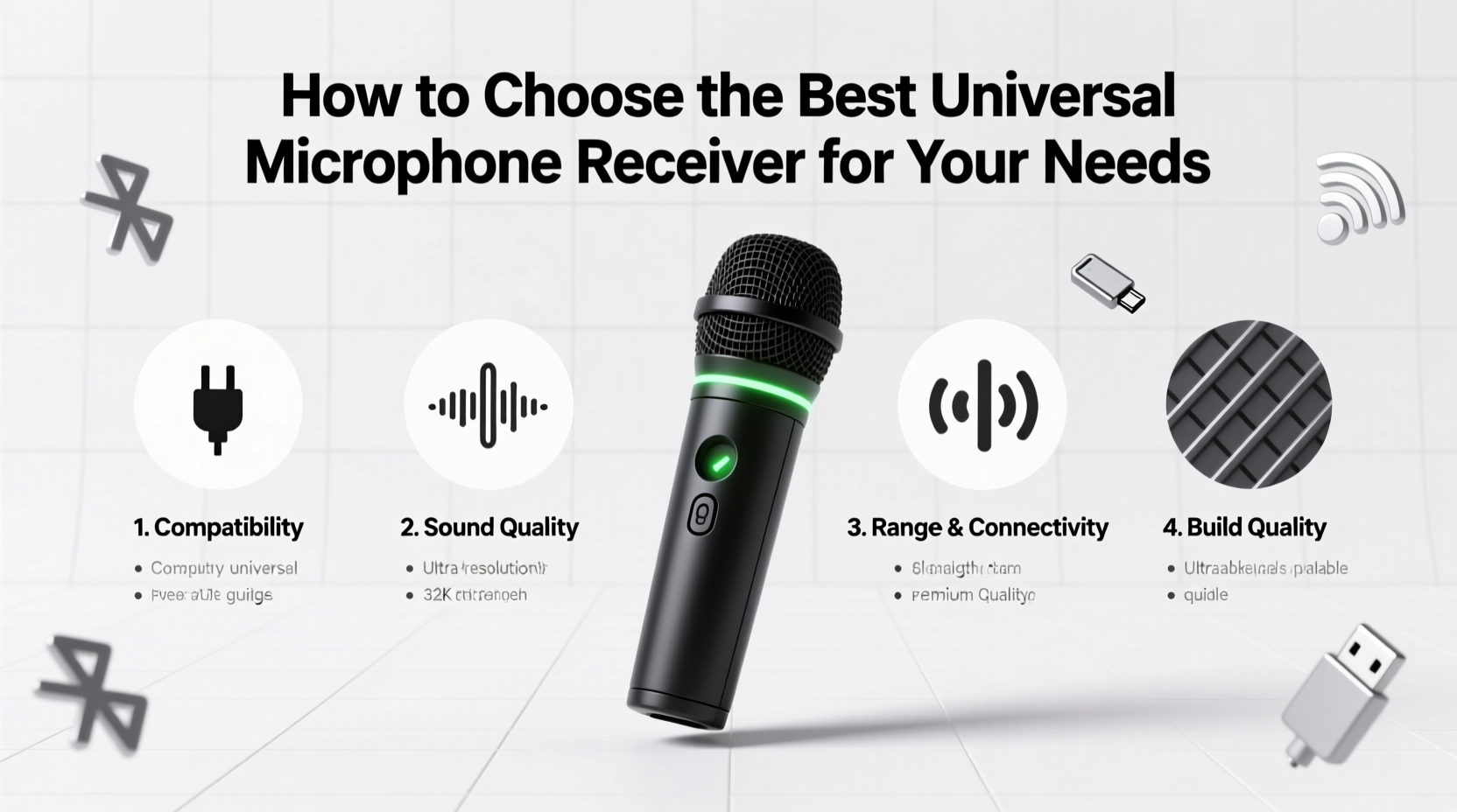universal microphone receiver