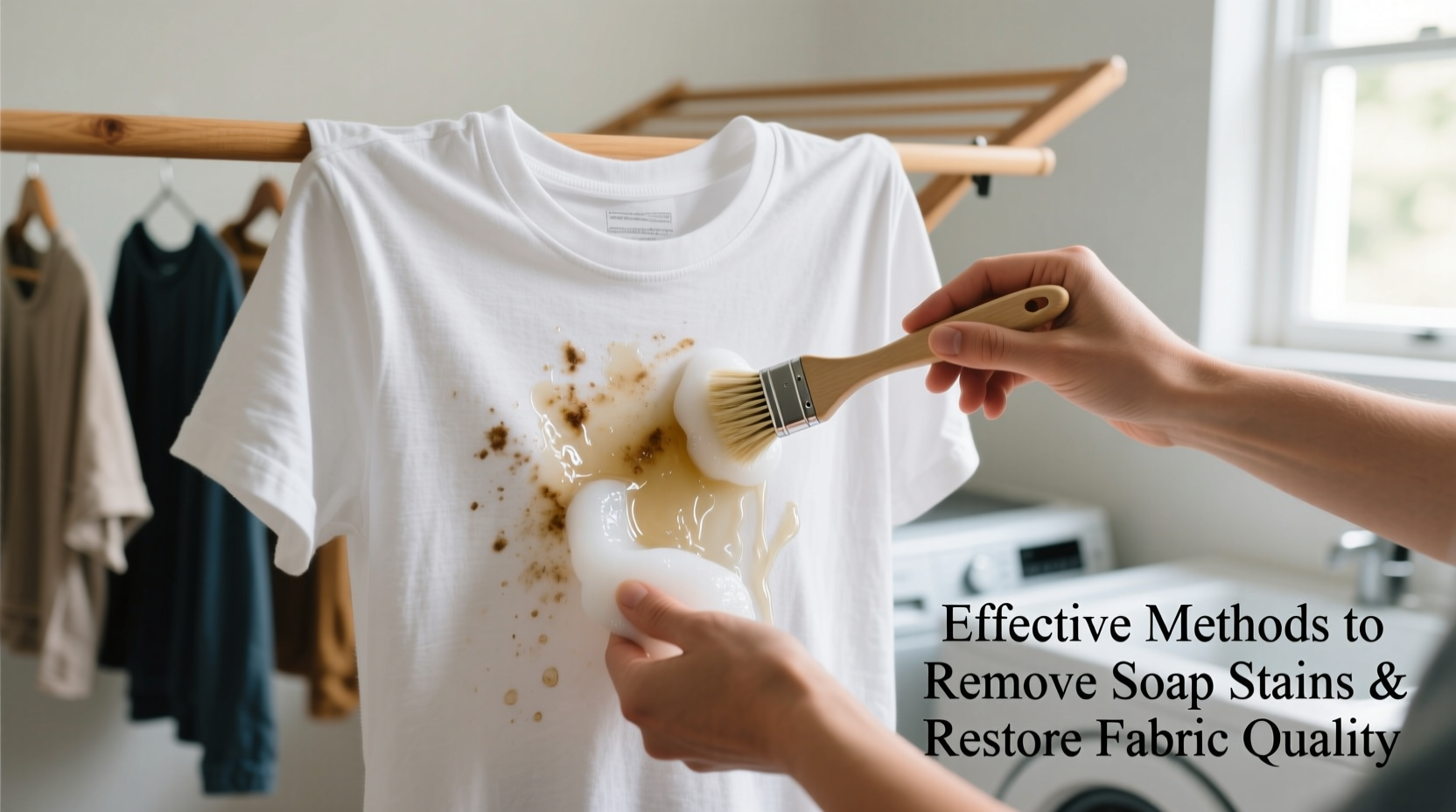 effective methods to remove soap stains from clothes and restore fabric quality