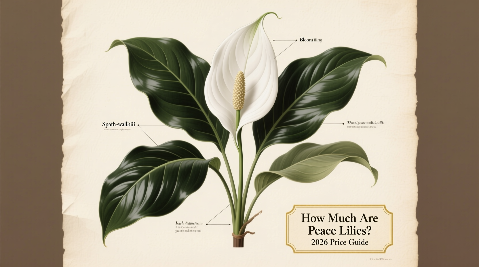 how much are peace lilies