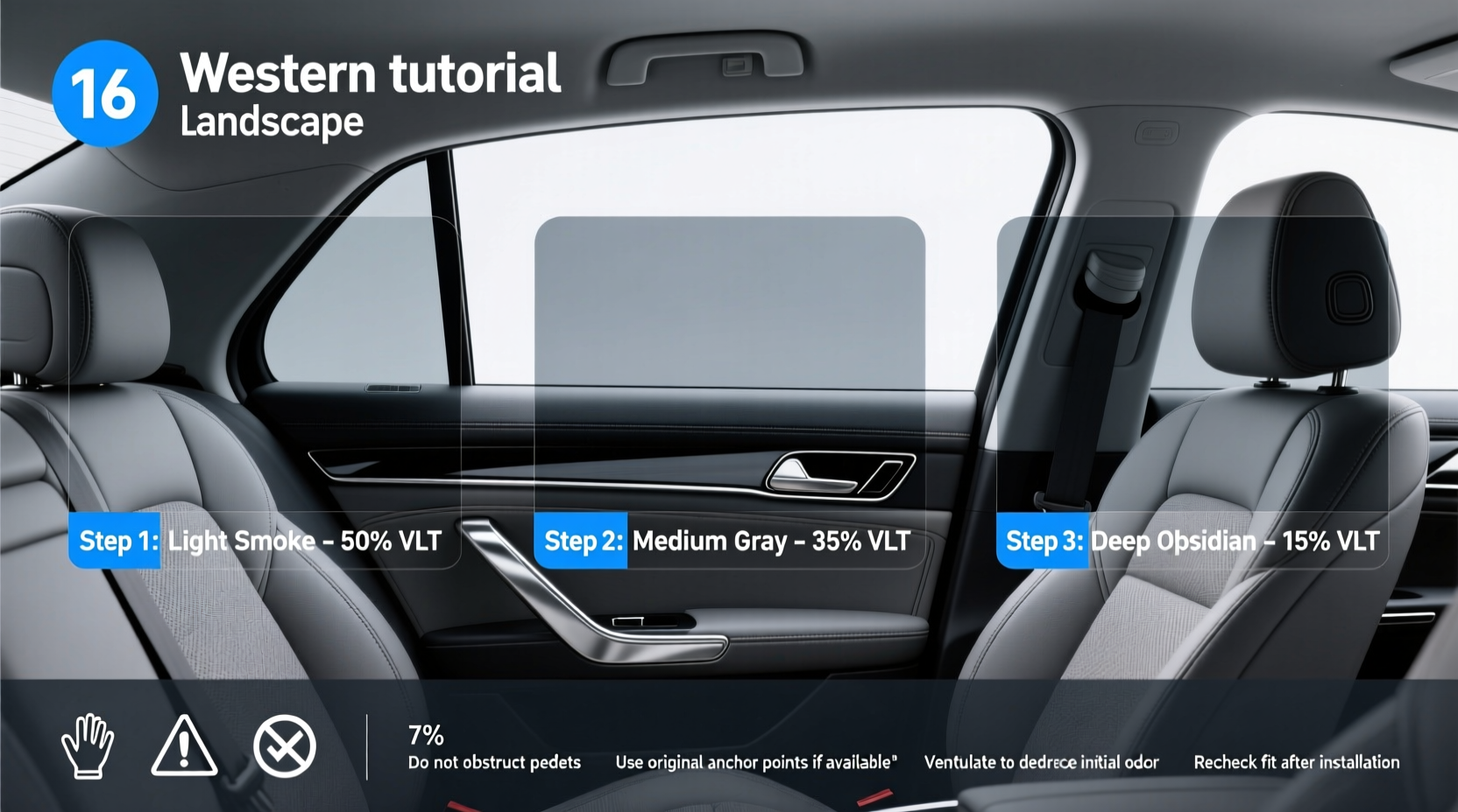 How to Choose Different Shades of Tint for Car Windows