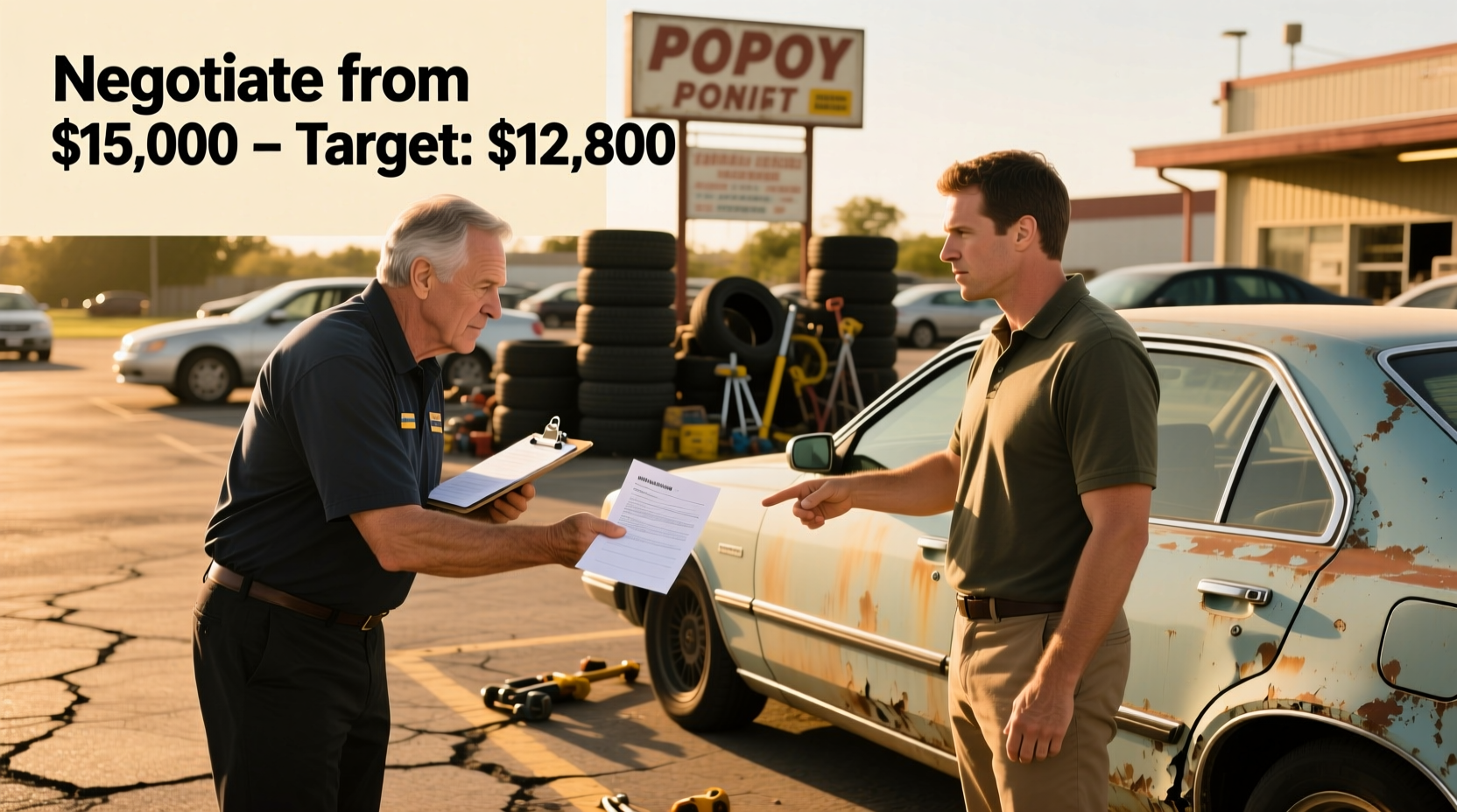 how to barter for a new car