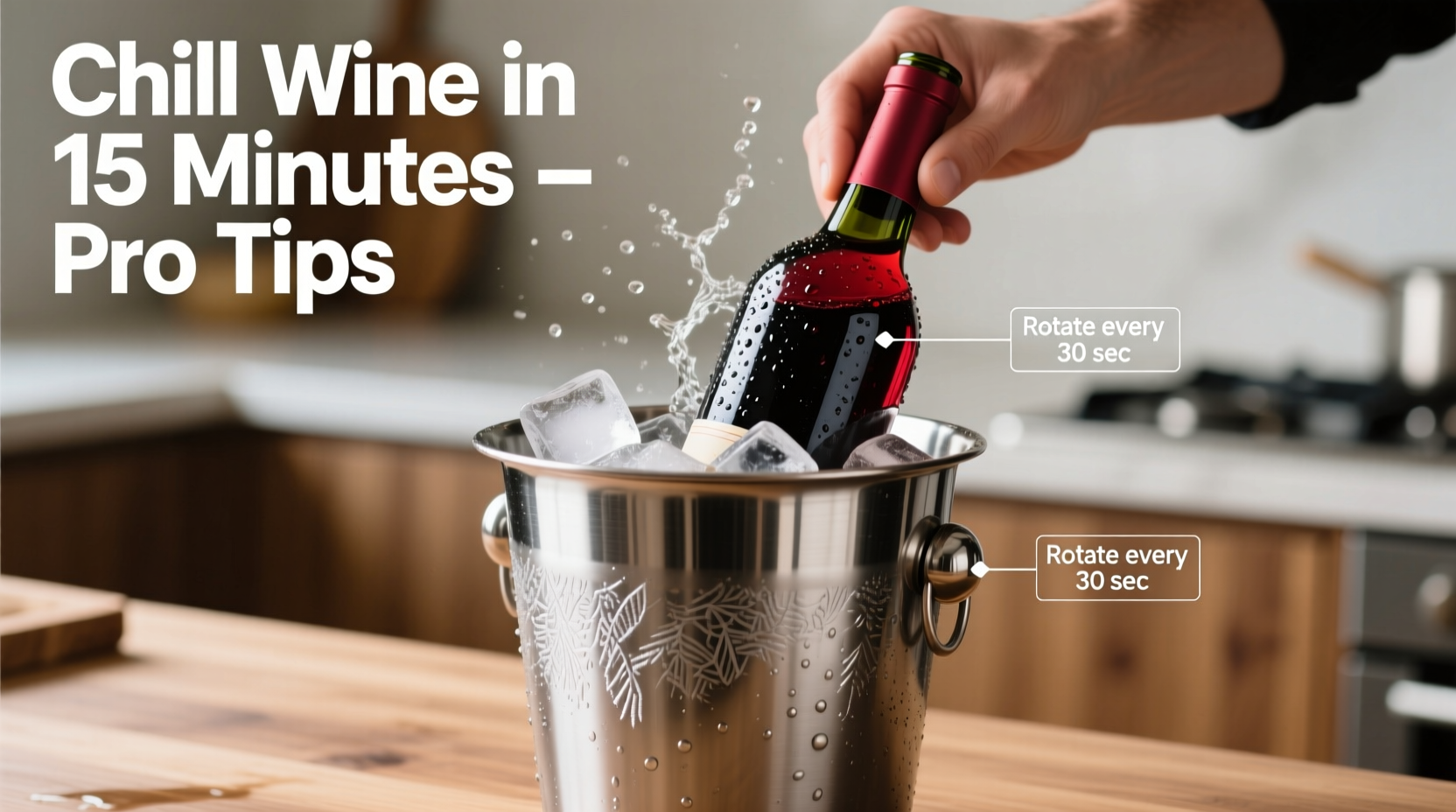 how to chill wine quickly with an ice bucket expert tips for perfectly cold wine every time