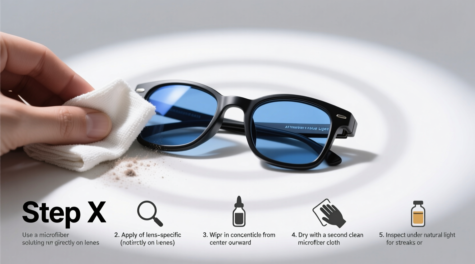step by step guide to safely clean ai translation anti blue light lenses without damage