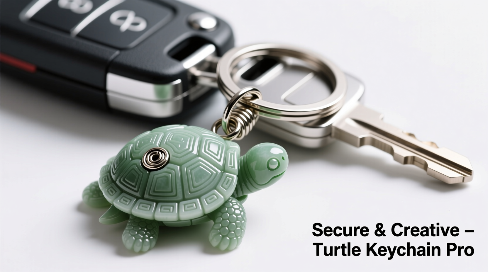 creative and secure ways to attach a turtle keychain to your car keys