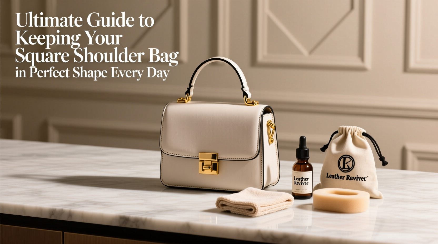 ultimate guide to keeping your square shoulder bag in perfect shape every day