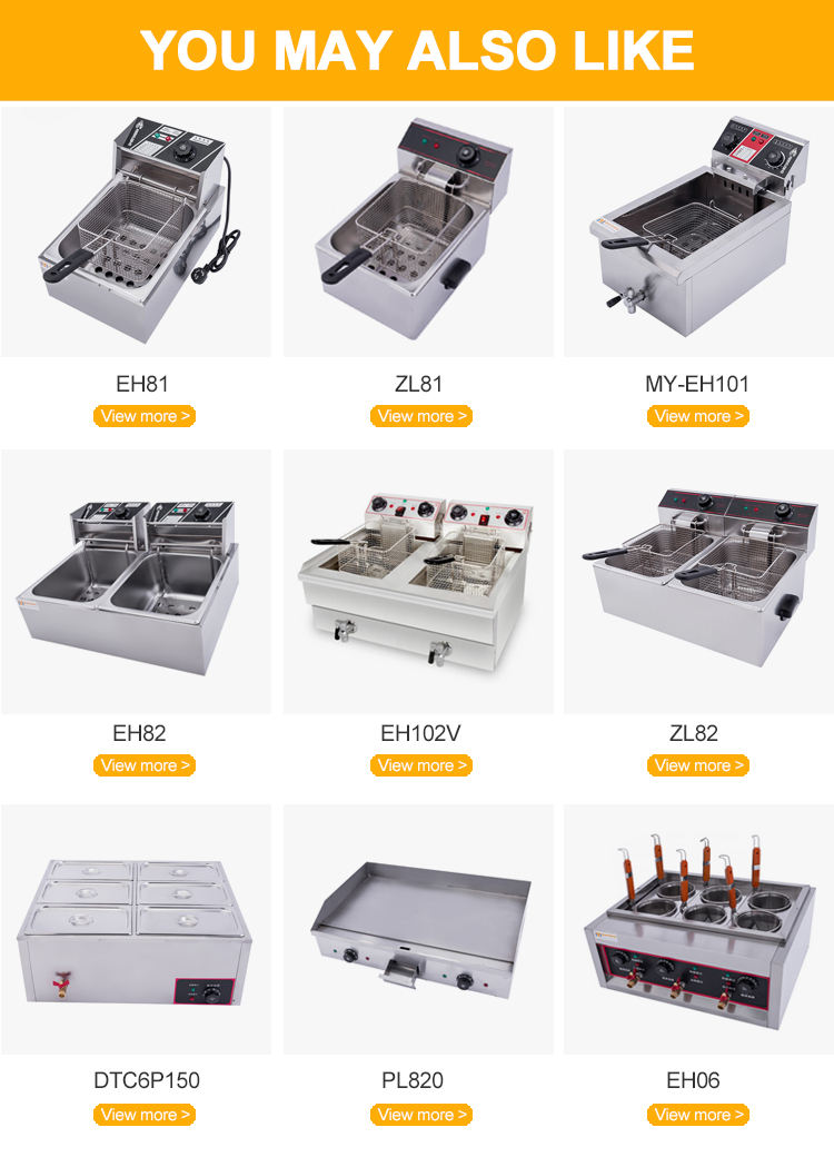 Industrial Commercial Electric Deep Fryer Twin Cylinder 10L+10L Fryer