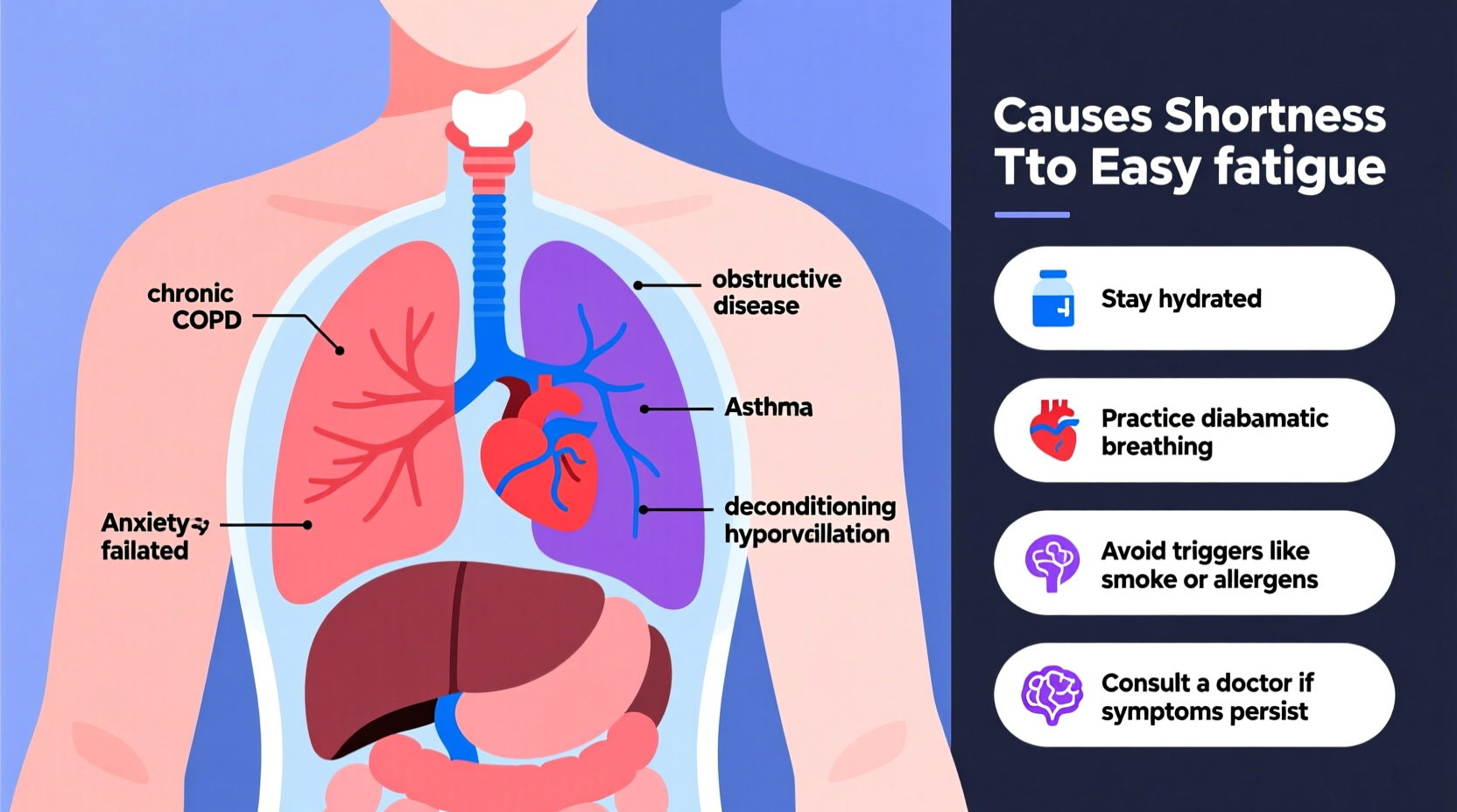 winded easily causes of shortness of breath what to do