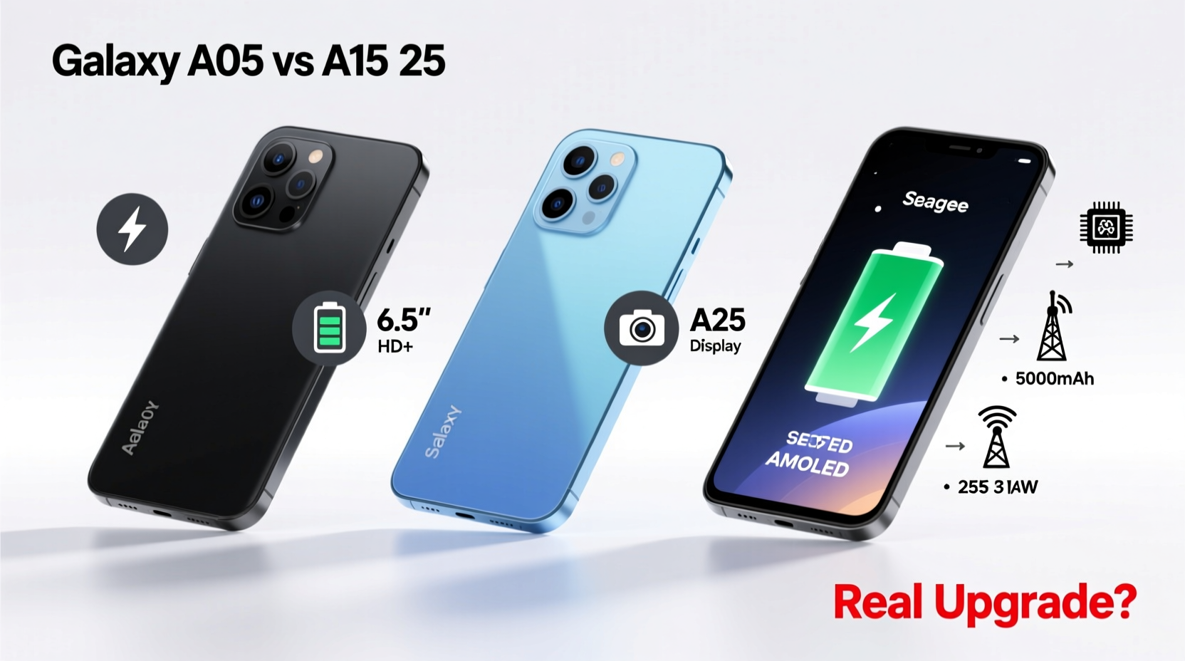 samsung a05 vs a15 vs a25 which galaxy phone is the real upgrade