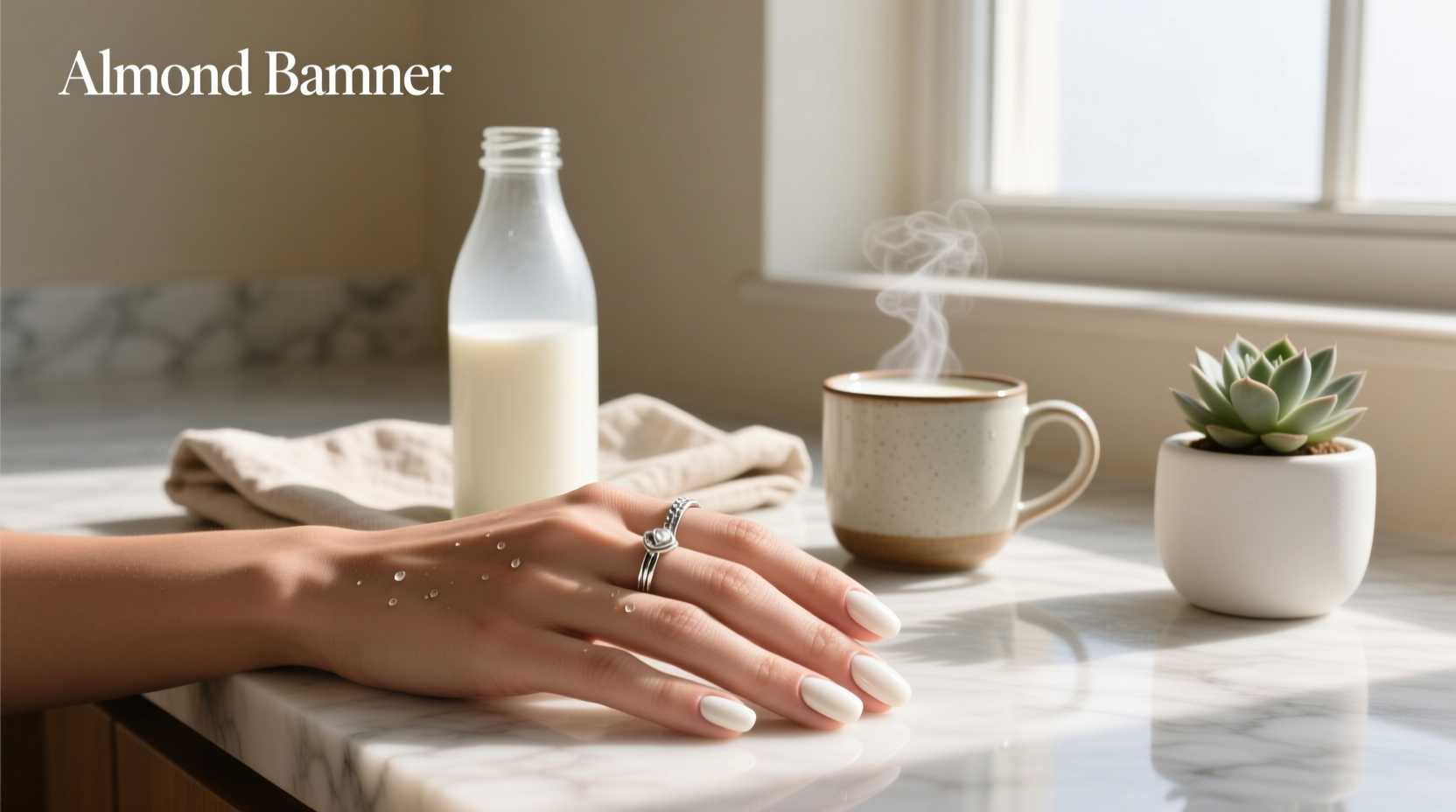almond milk and nail health