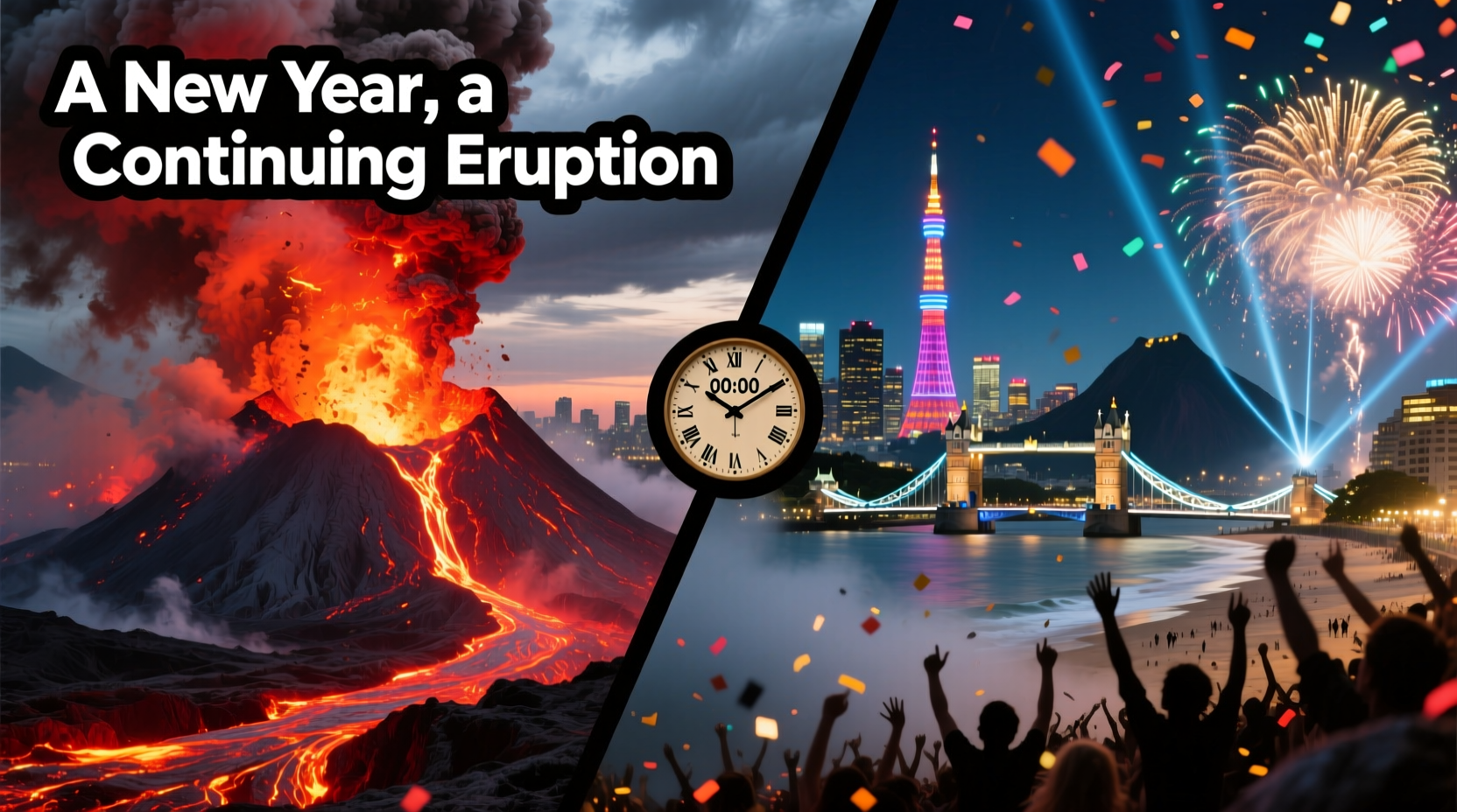 a new year a continuing eruption