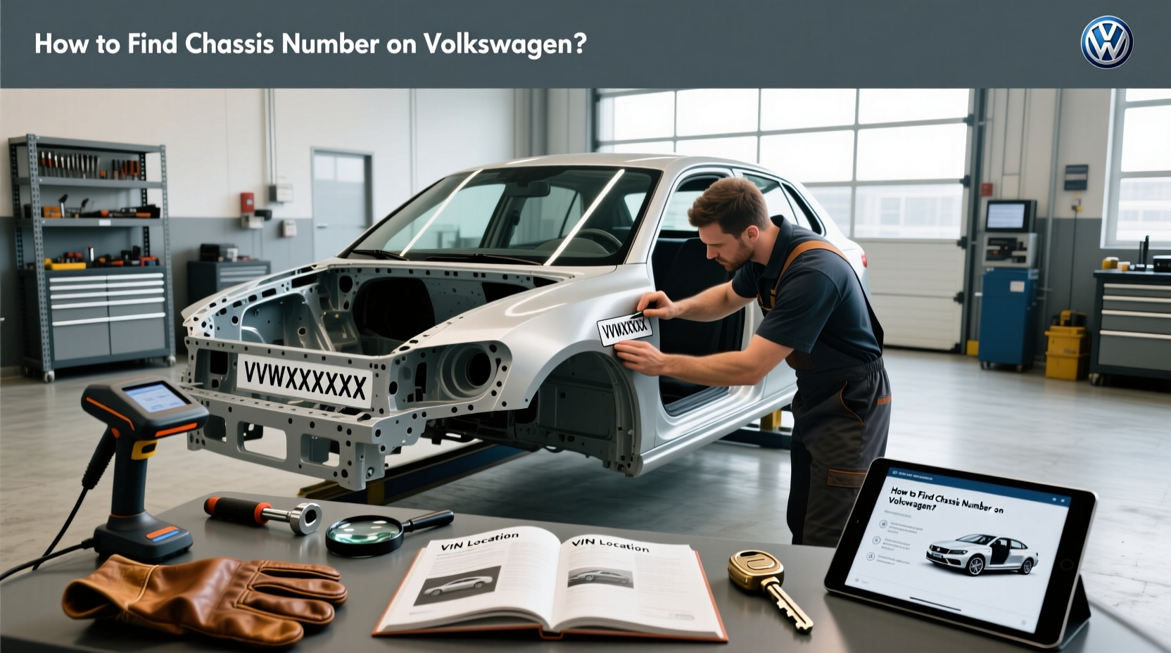 How to choose frame vw,How to find chassis number on Volkswagen?