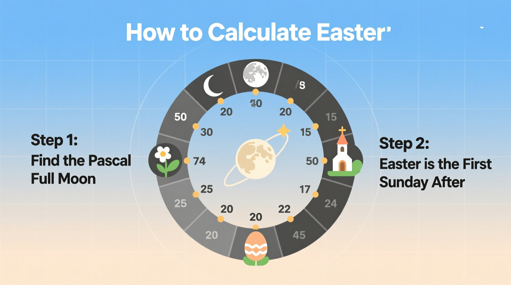how to calculate when easter will be