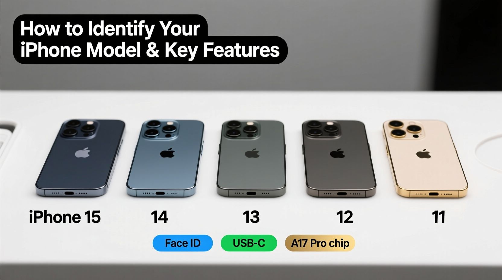 how to easily identify your iphone model and key features