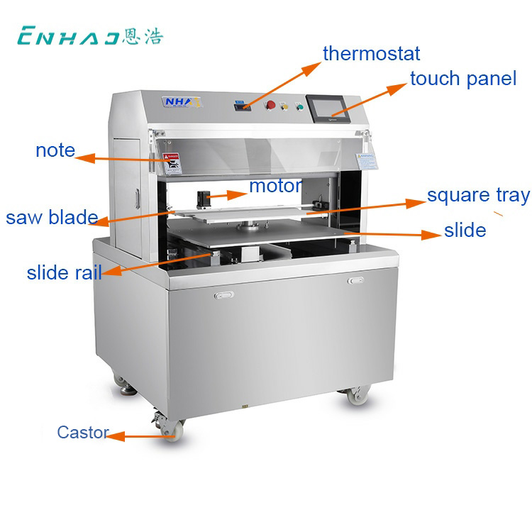 Máy Cắt Bánh Có Thể Điều Chỉnh Khác Máy Cắt Thực Phẩm Tự Động