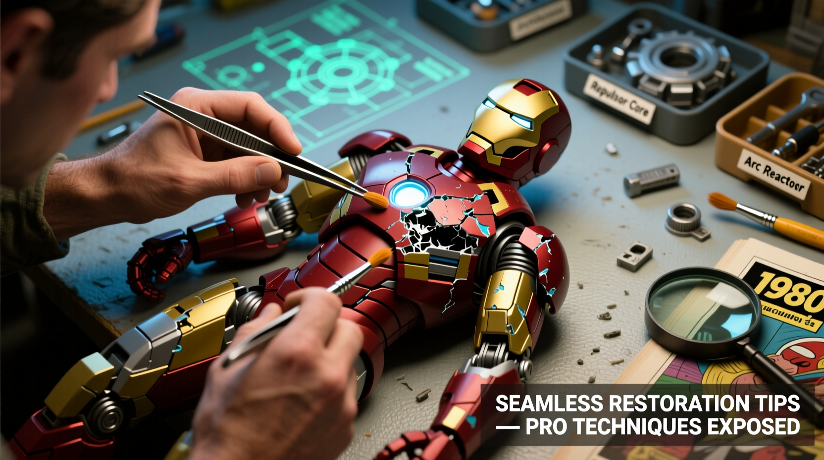 expert tips for seamlessly restoring your broken iron man action figure
