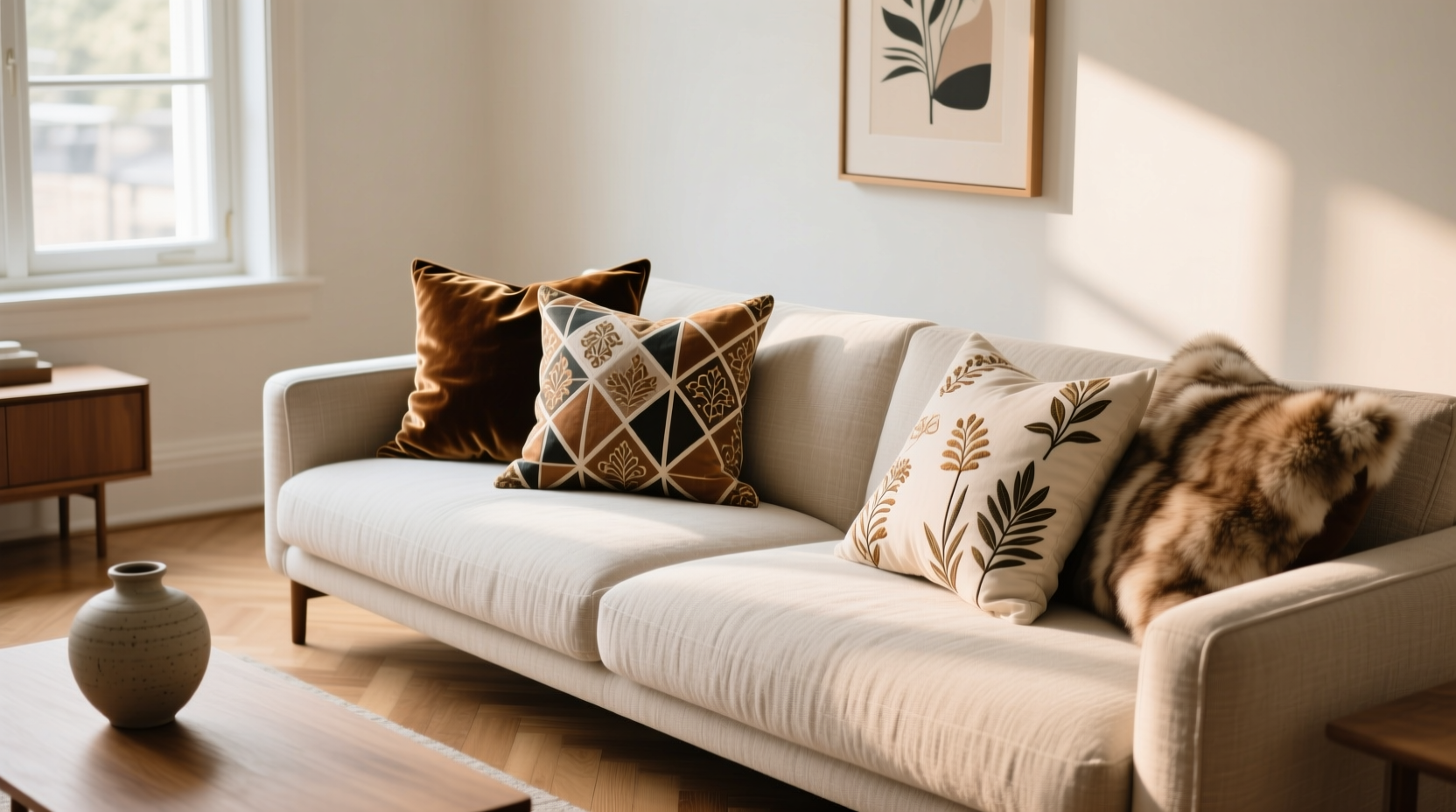 mastering the art of coordinating pillow cover patterns and textures for a stylish home