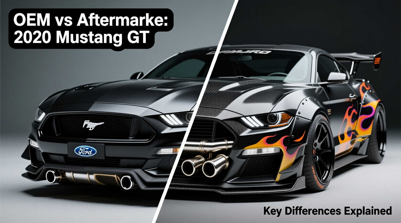 2020 mustang gt oem vs aftermarket