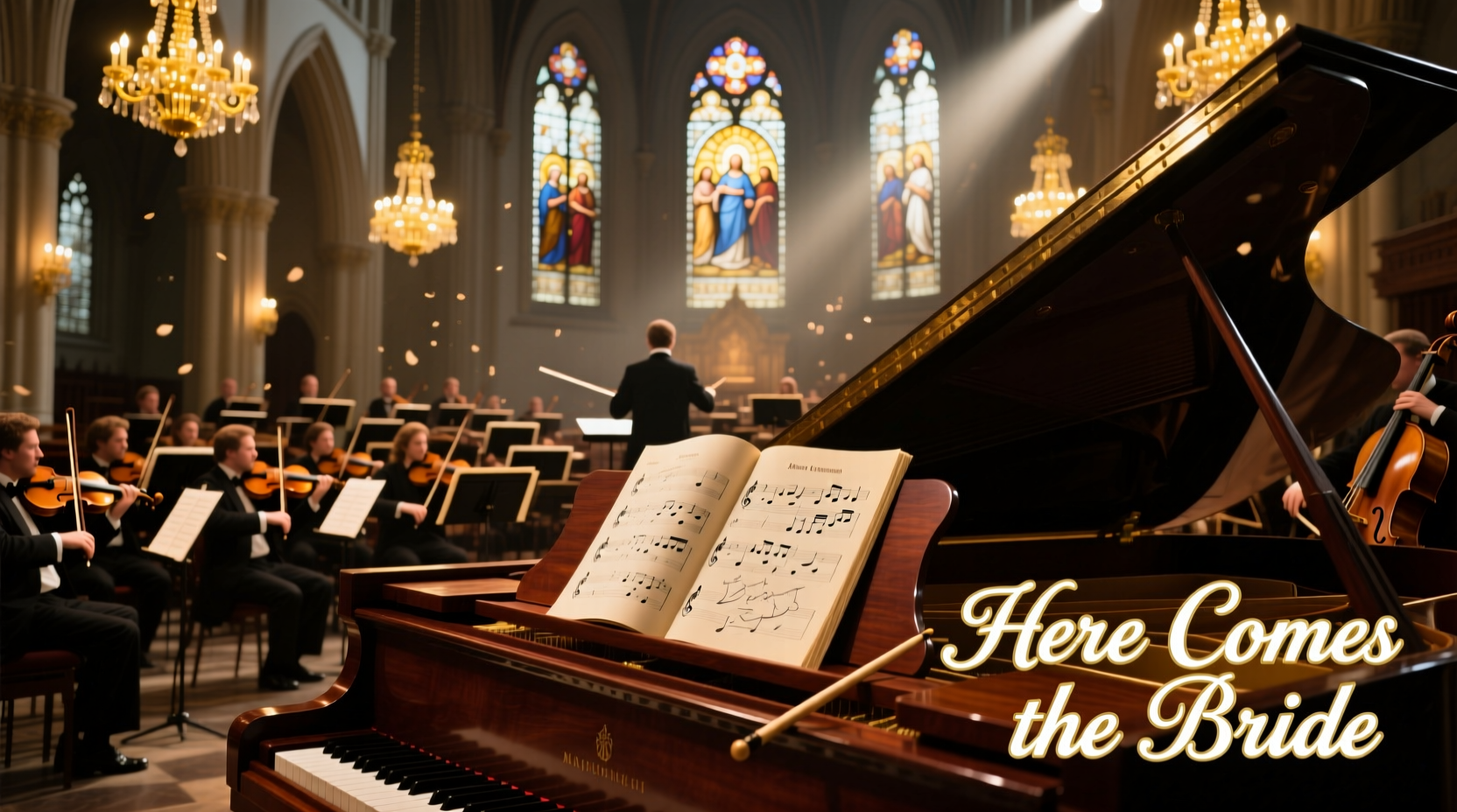 who composed the wedding march here comes the bride