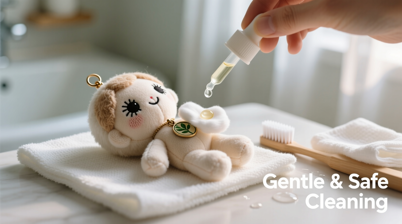 effective and gentle methods to clean your plush doll pendant safely