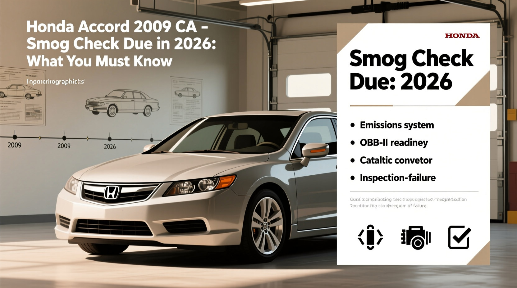 honda accord 2009 ca smog 2026