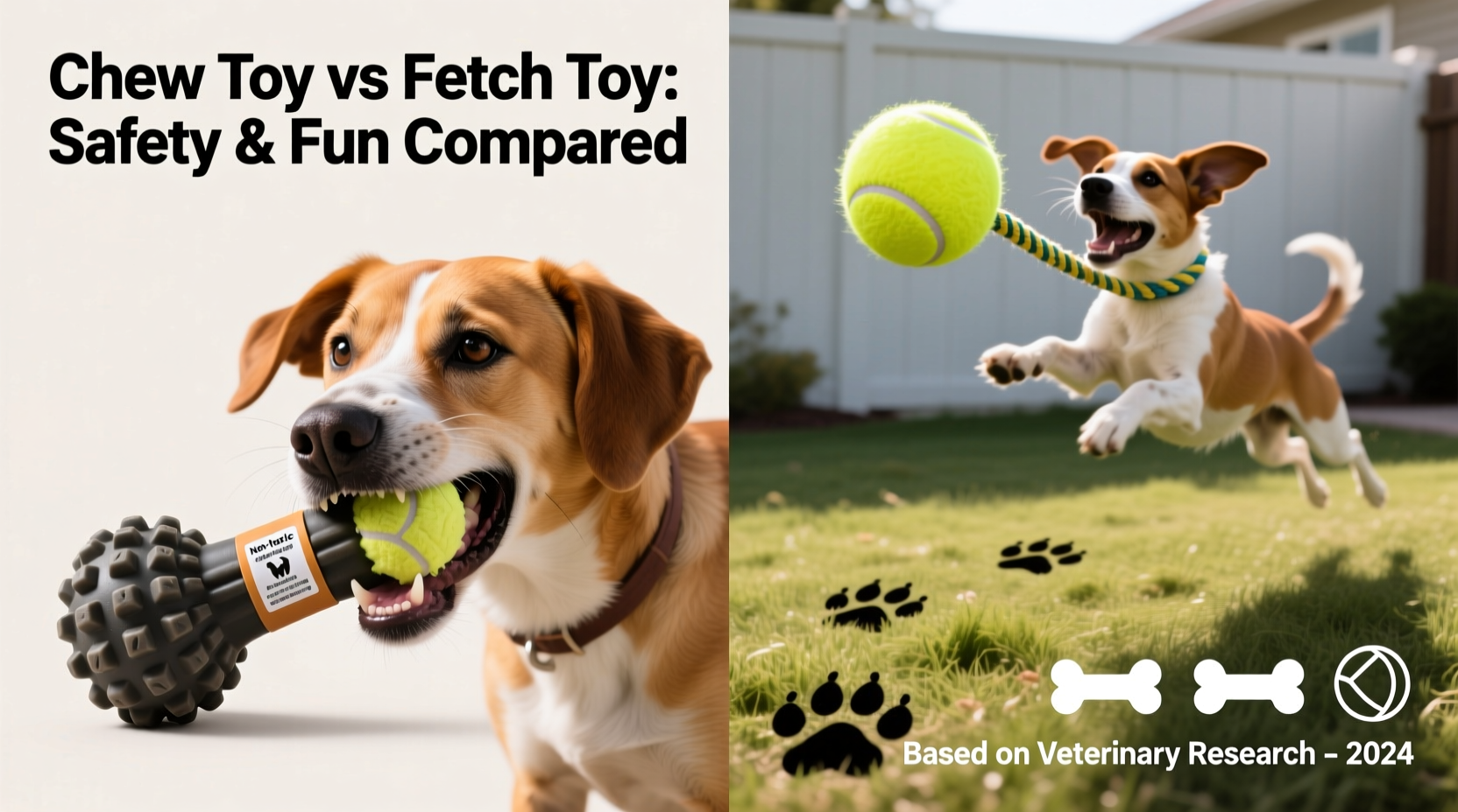 chew toy vs fetch toy which dog toy is actually safer and more fun