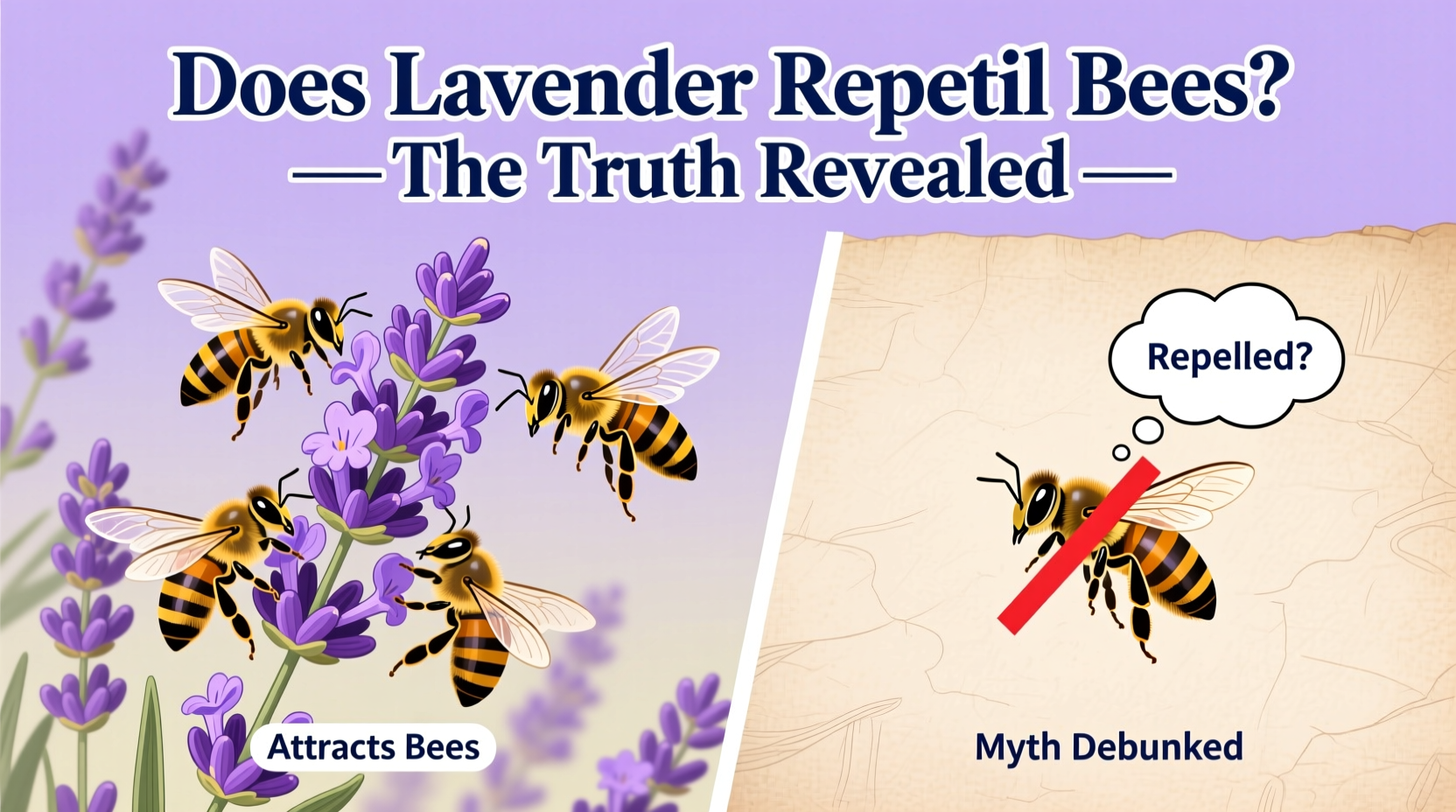 does lavender repel bees