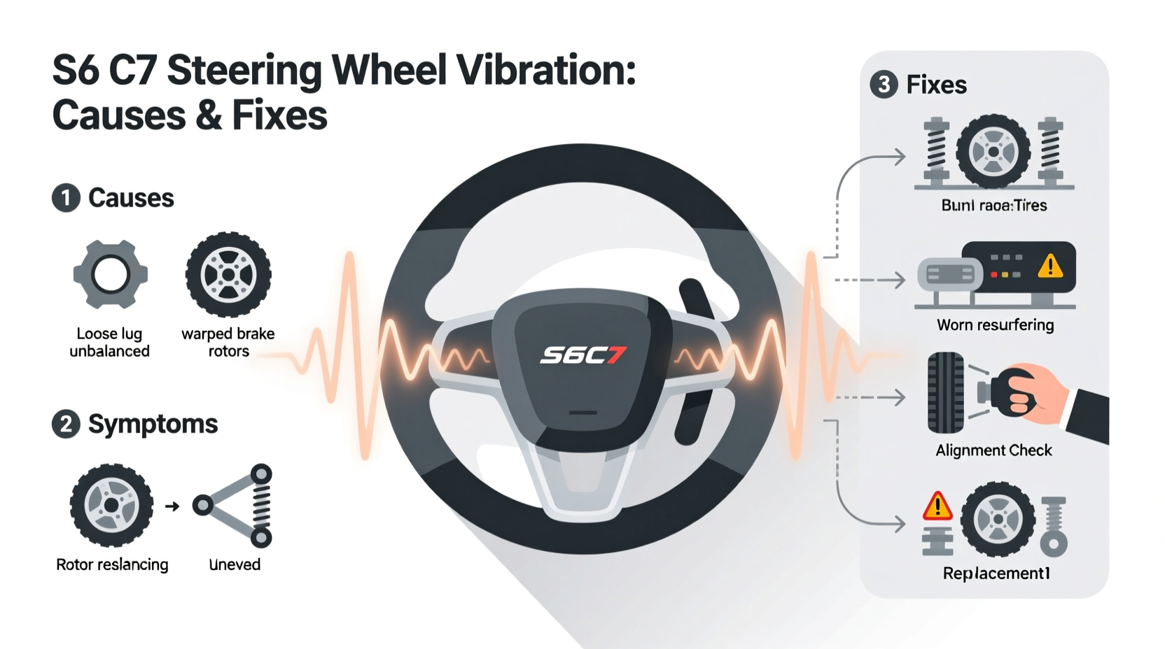 S6 C7 Steering Wheel Vibration: Causes & Fixes