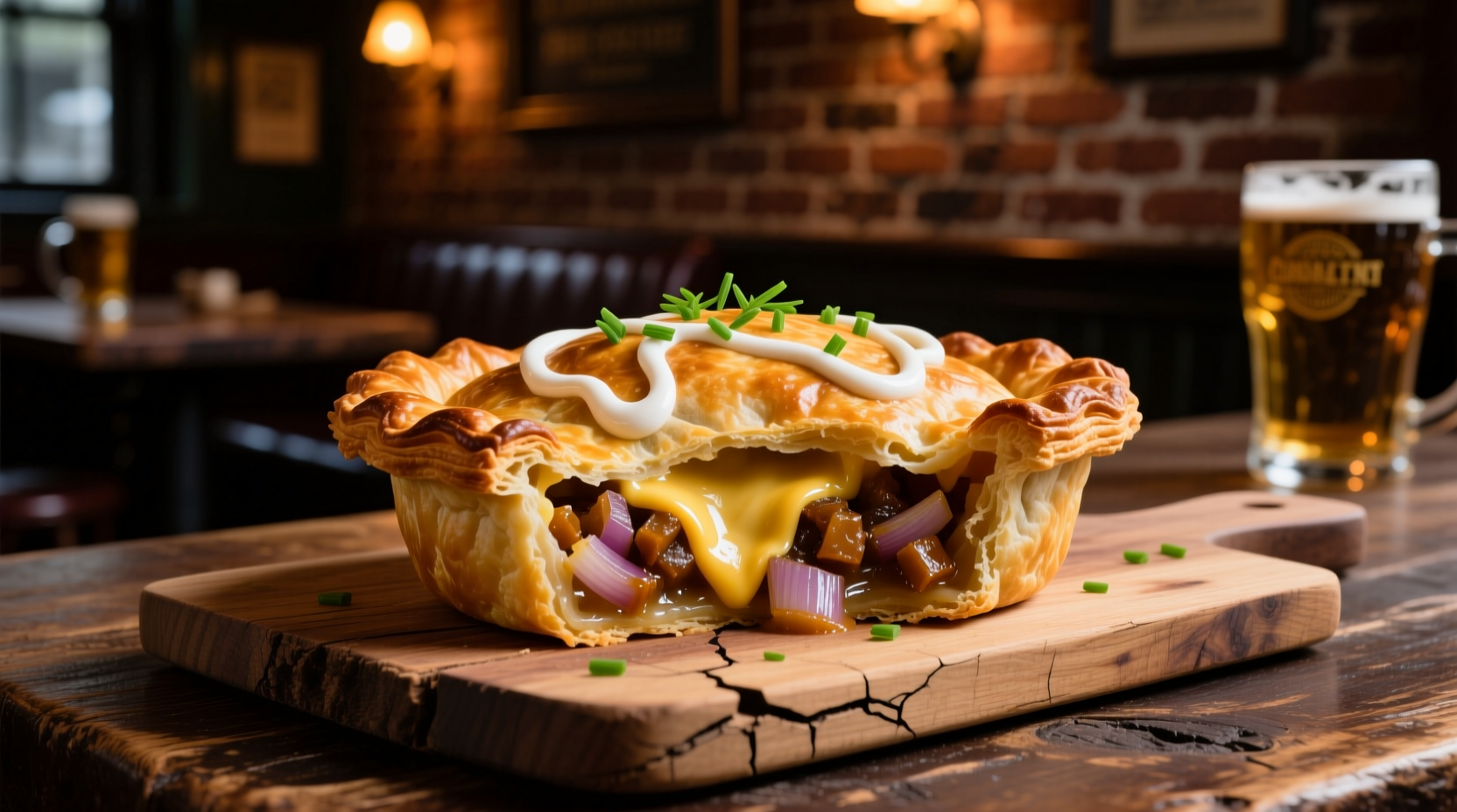 cheese and onion pie