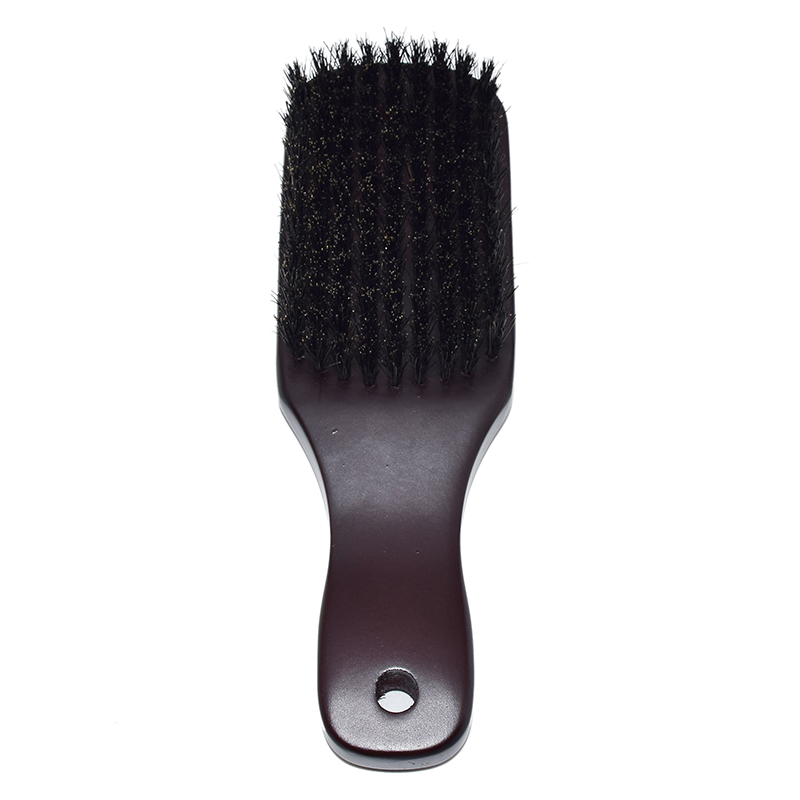 Amazon hot sale portable black wooden handle beard brush for men Beard Beauty Brush