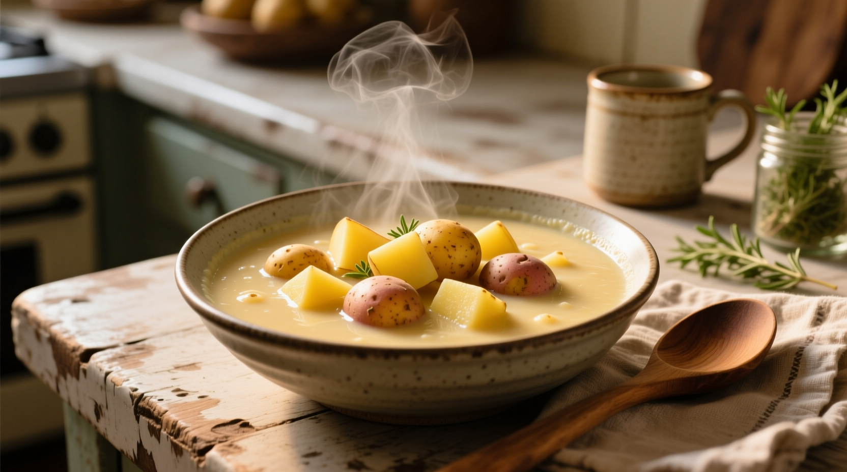 Yukon Gold and Russet potatoes for soup