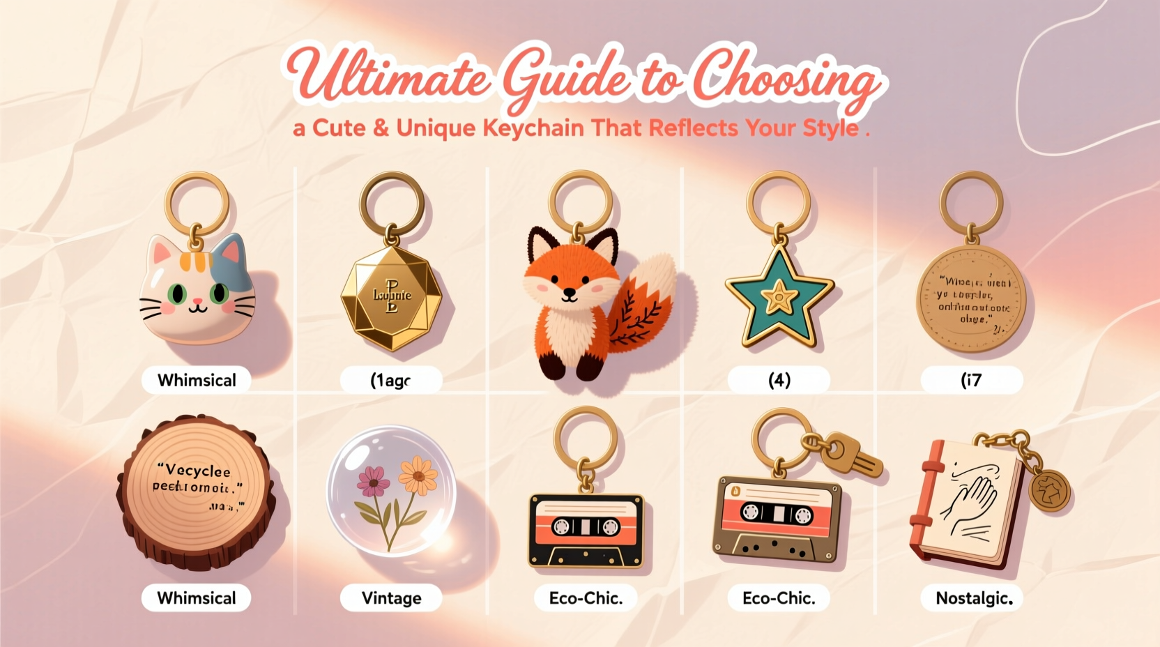 ultimate guide to choosing a cute and unique keychain that reflects your style