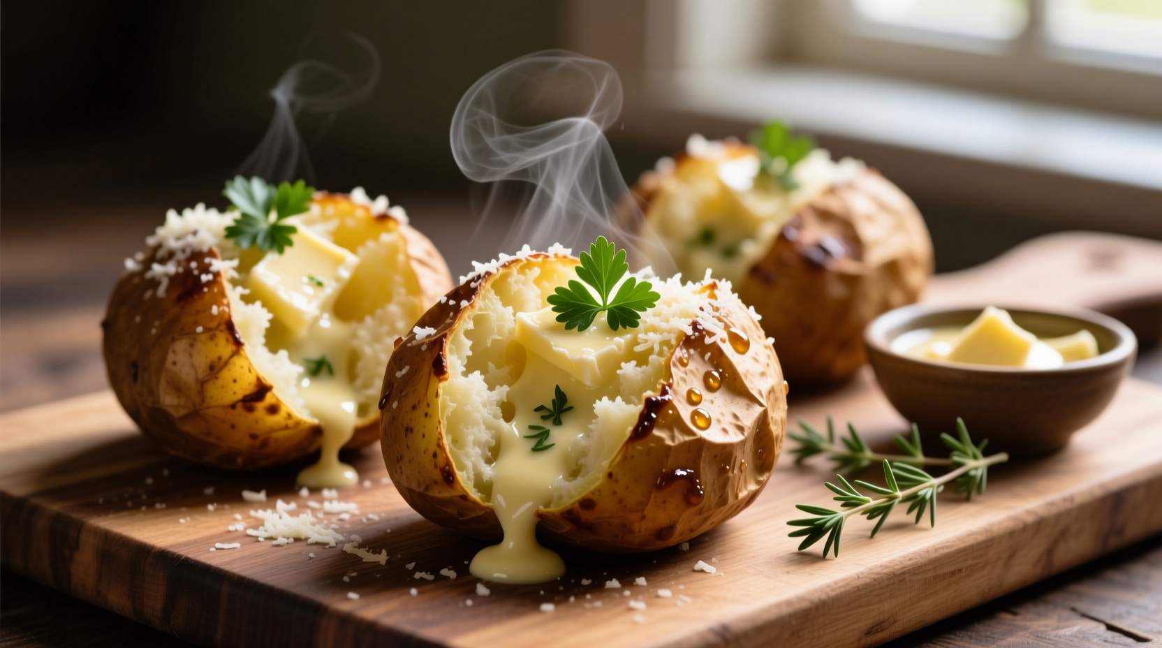 Perfect Garlic Baked Potatoes: Crispy & Flavorful Every Time