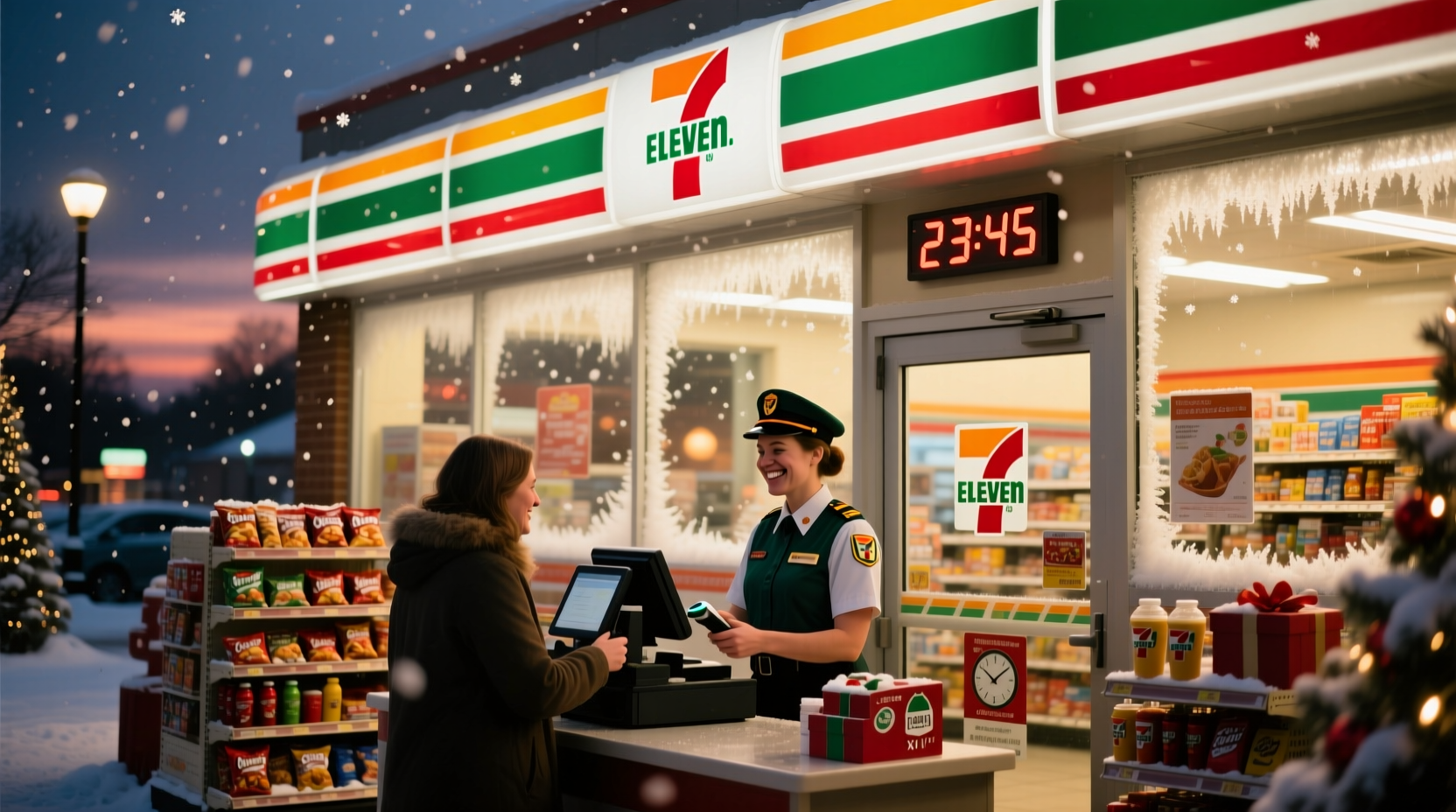 is 7 11 open on christmas eve