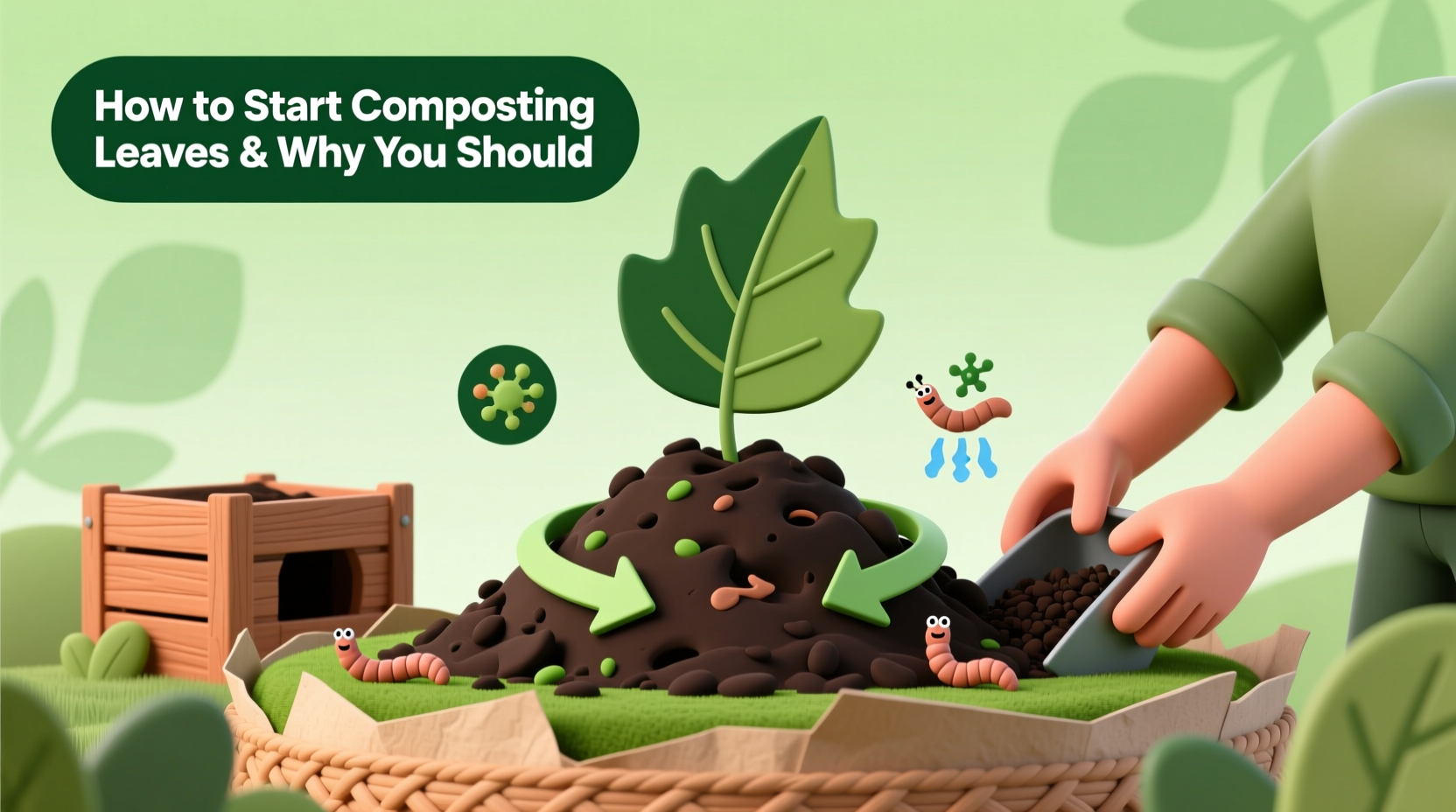 how to start composting leaves and why you should