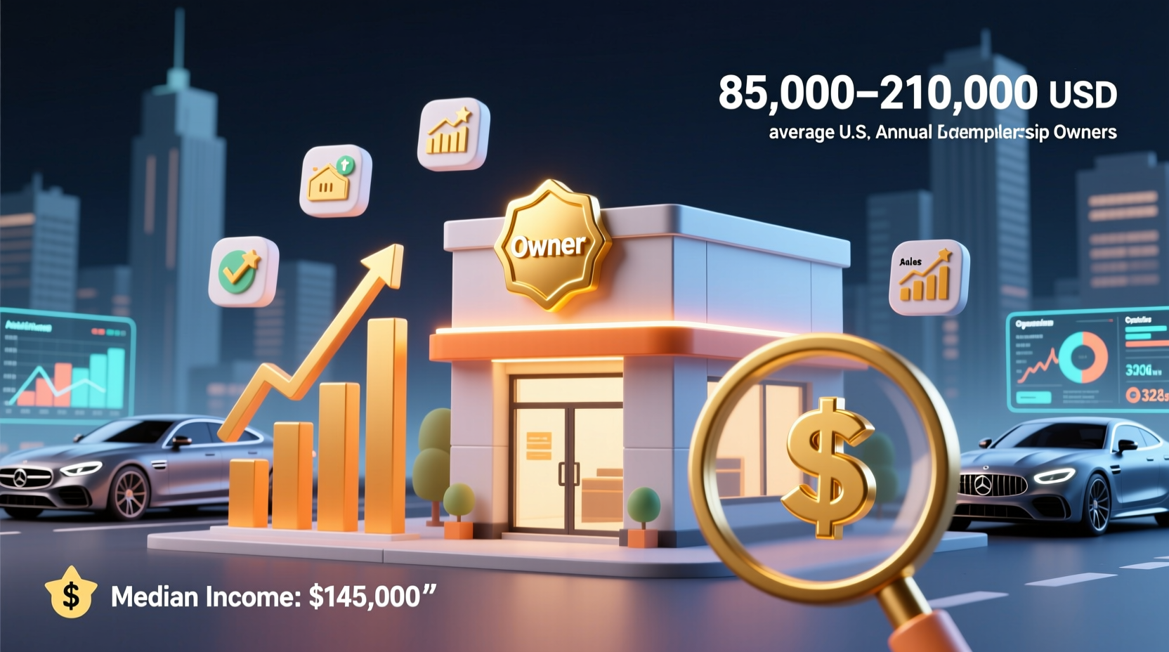 how much do car dealership owners make