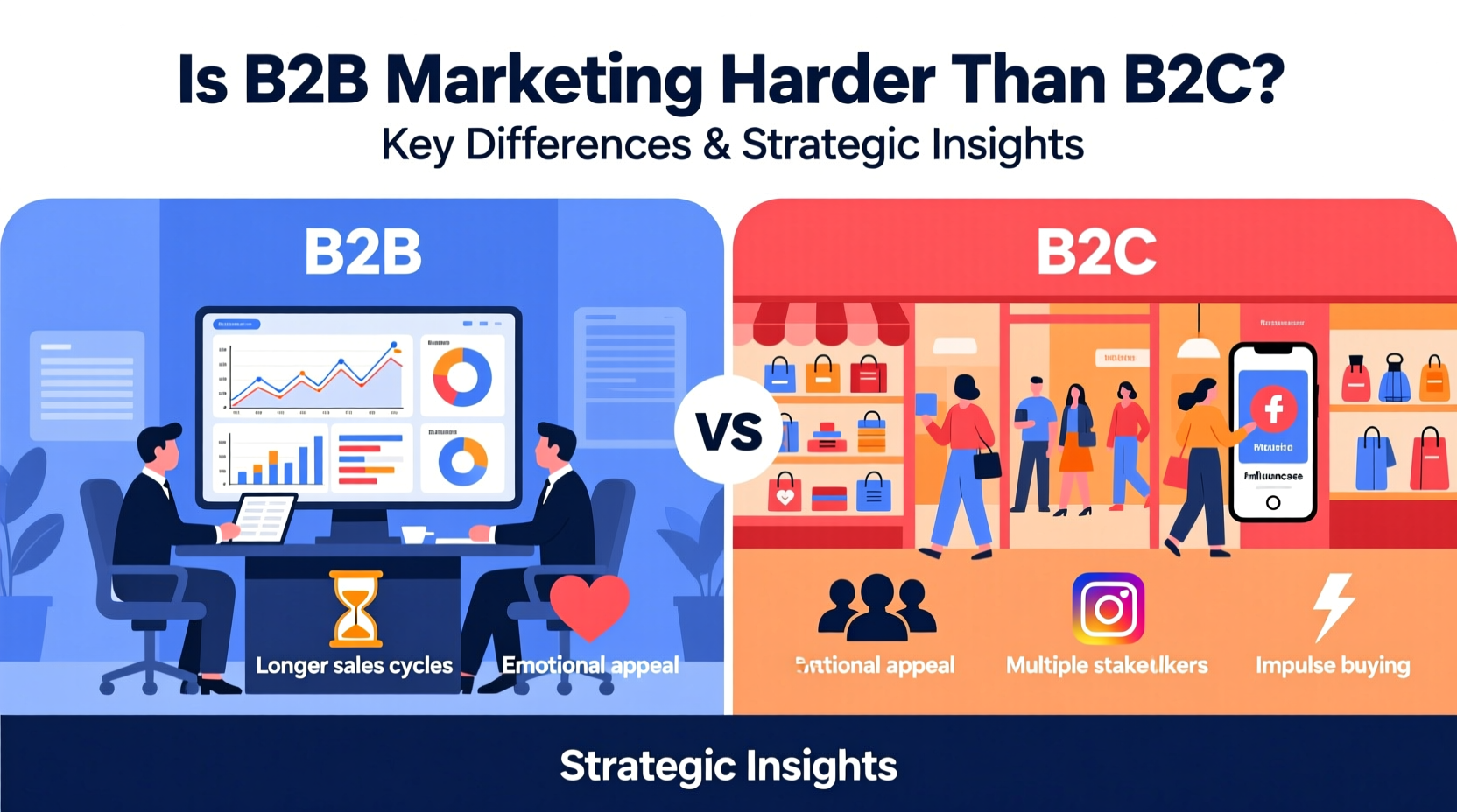 is b2b marketing harder than b2c