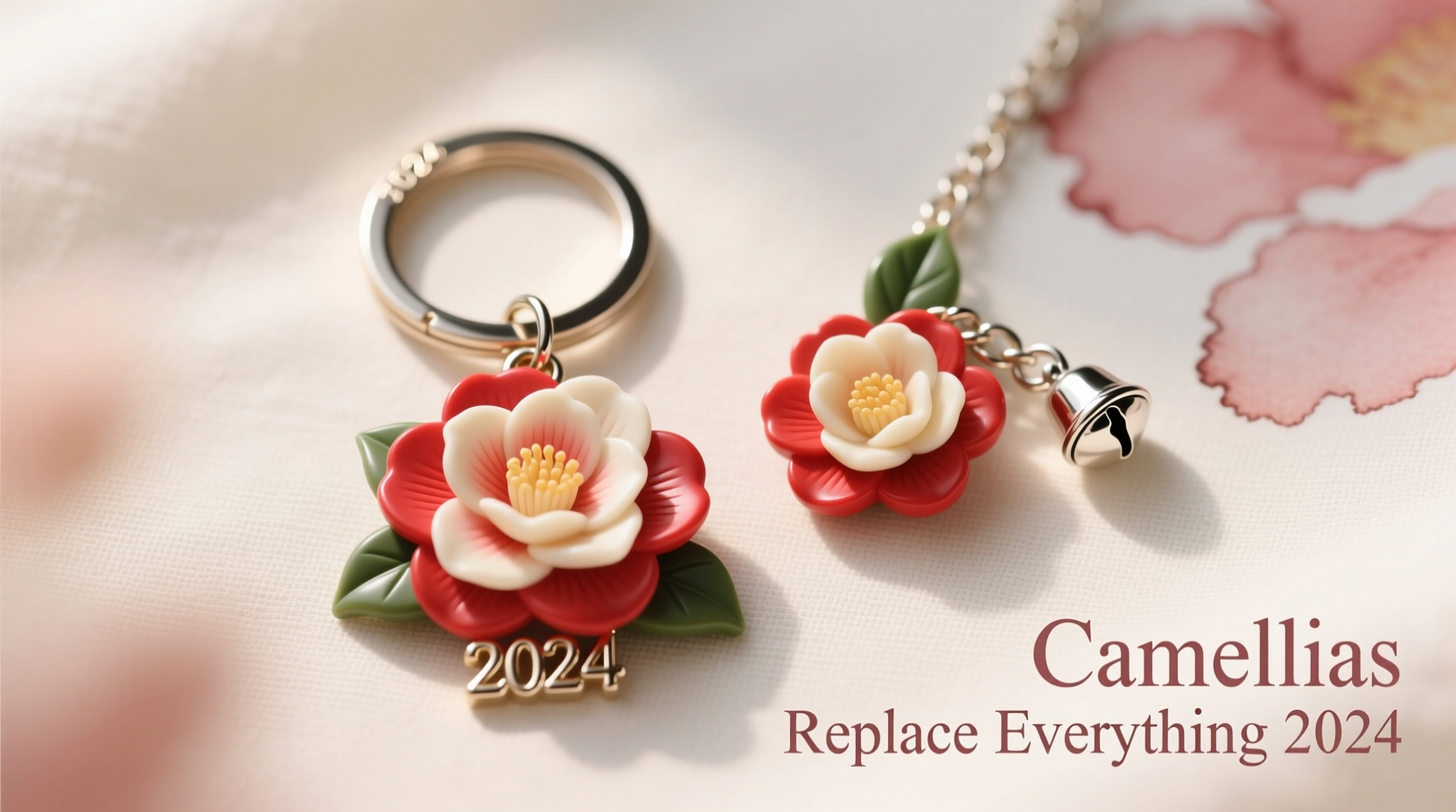 camellia keychain vs bag charm are camellias replacing everything this year 2