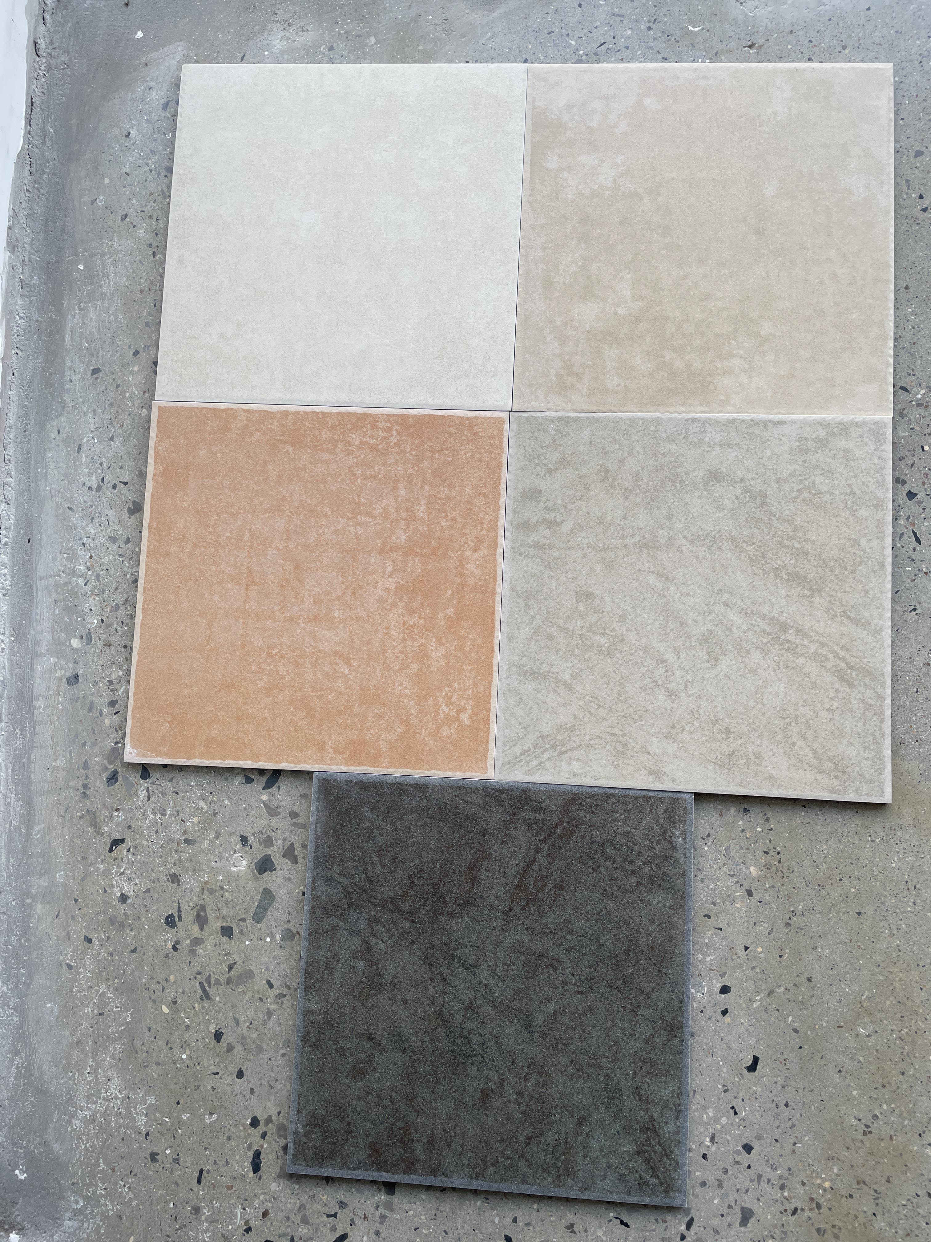 Hasin Dry Rough Finish With Light Color For Outdoor Garden Villa House Decoration 300x300mm Porcelain Tile