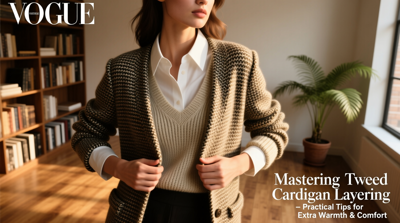 mastering tweed cardigan layering practical tips for extra warmth and comfort