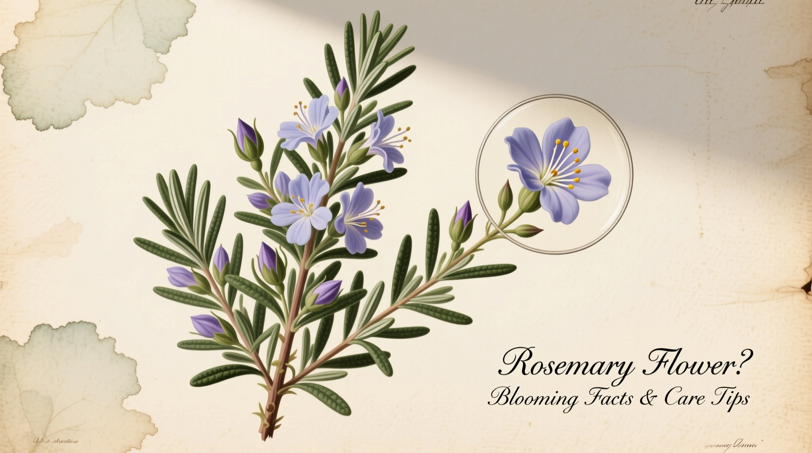 Does Rosemary Flower? Blooming Facts & Care Tips