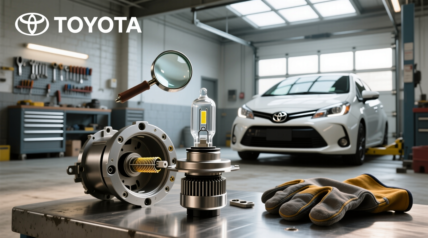 How to Replace Toyota Yaris Headlight Bulb with LED or Halogen