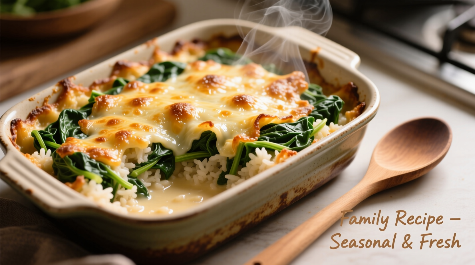 Spinach and Rice Casserole: Perfect Recipe in 45 Minutes
