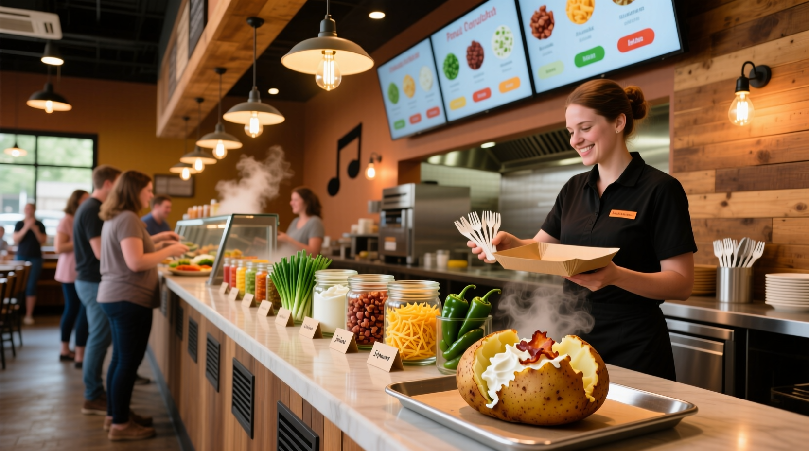 baked potato bar restaurant