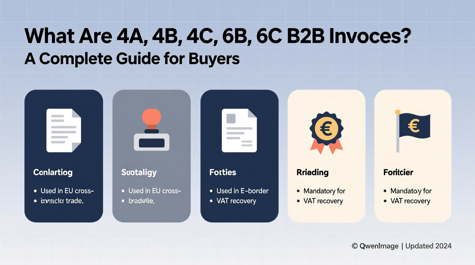 what is 4a 4b 4c 6b 6c b2b invoices
