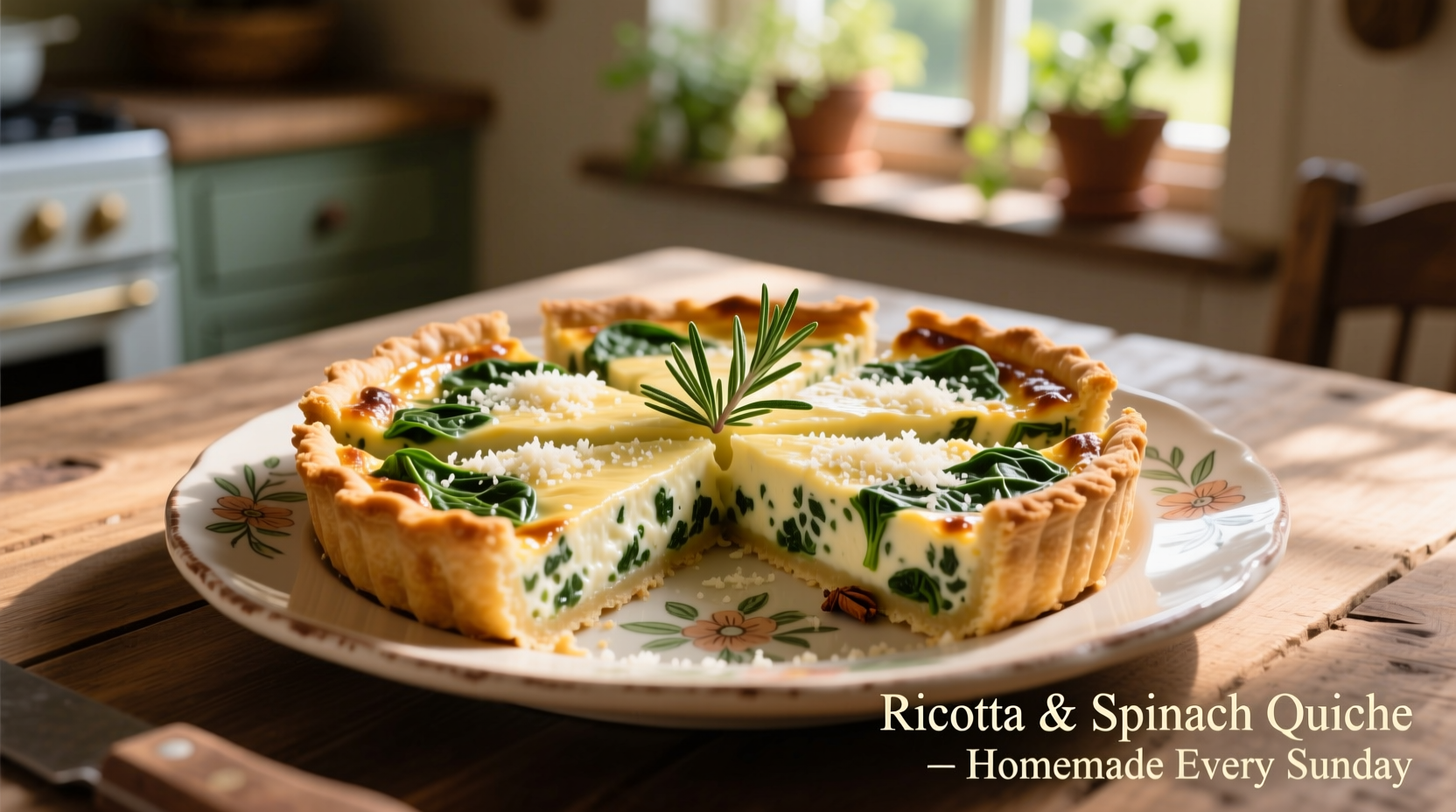 Perfect Ricotta Quiche Spinach Recipe in 45 Minutes