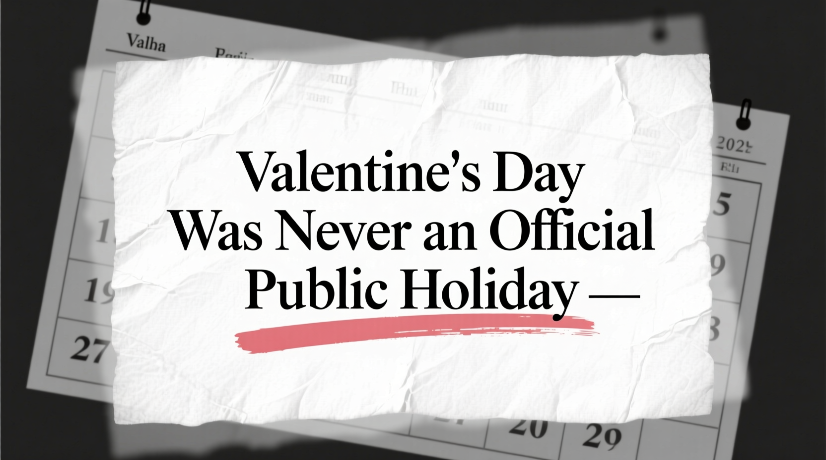 when did valentines day become an official holiday
