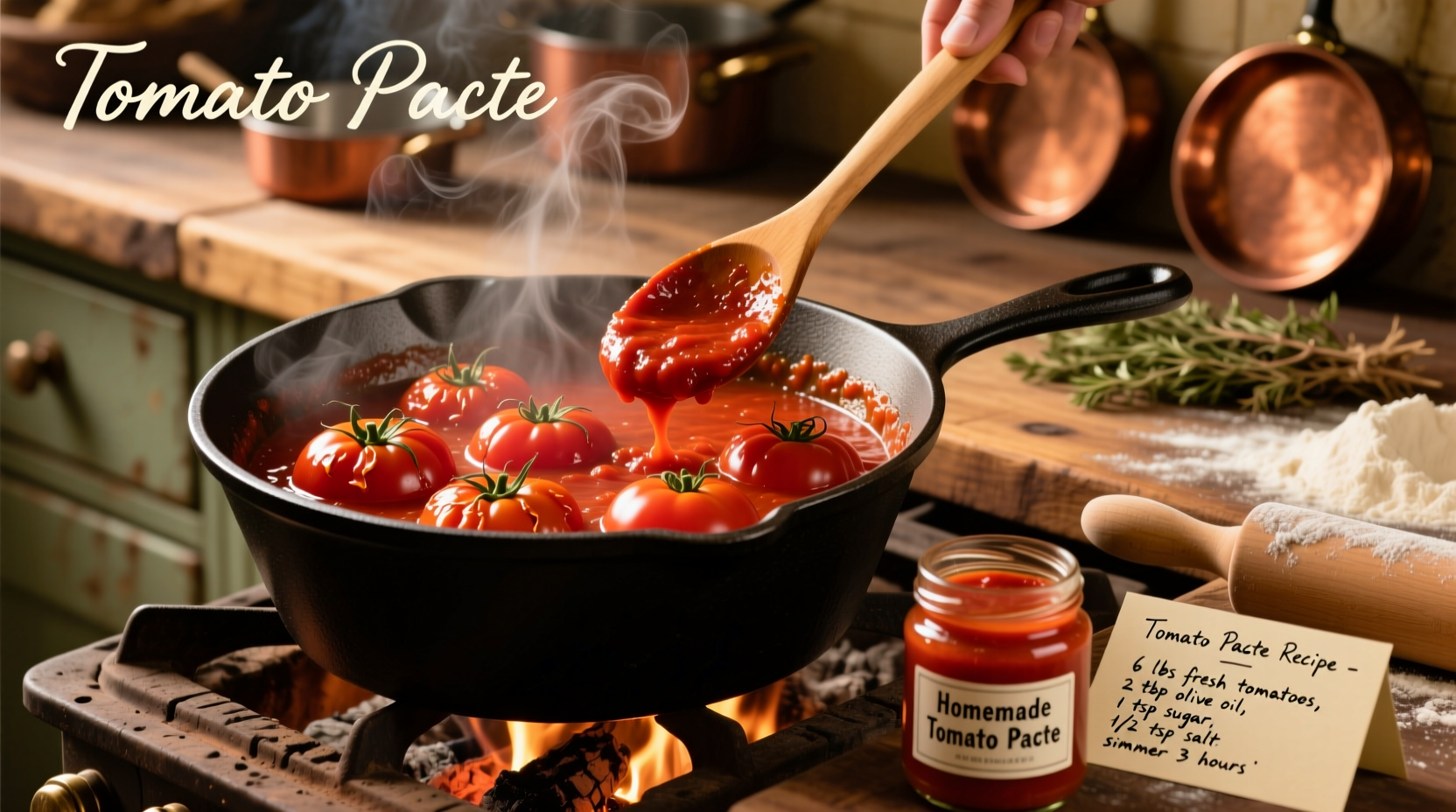 Homemade Tomato Paste: Simple 3-Ingredient Recipe